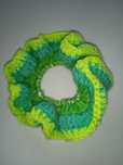 Scrunchie gumka do włosów robiona na szydełku. Frotka.Nowa.