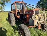 Ciagnik MTZ 82 + wciagarko - myglarka
