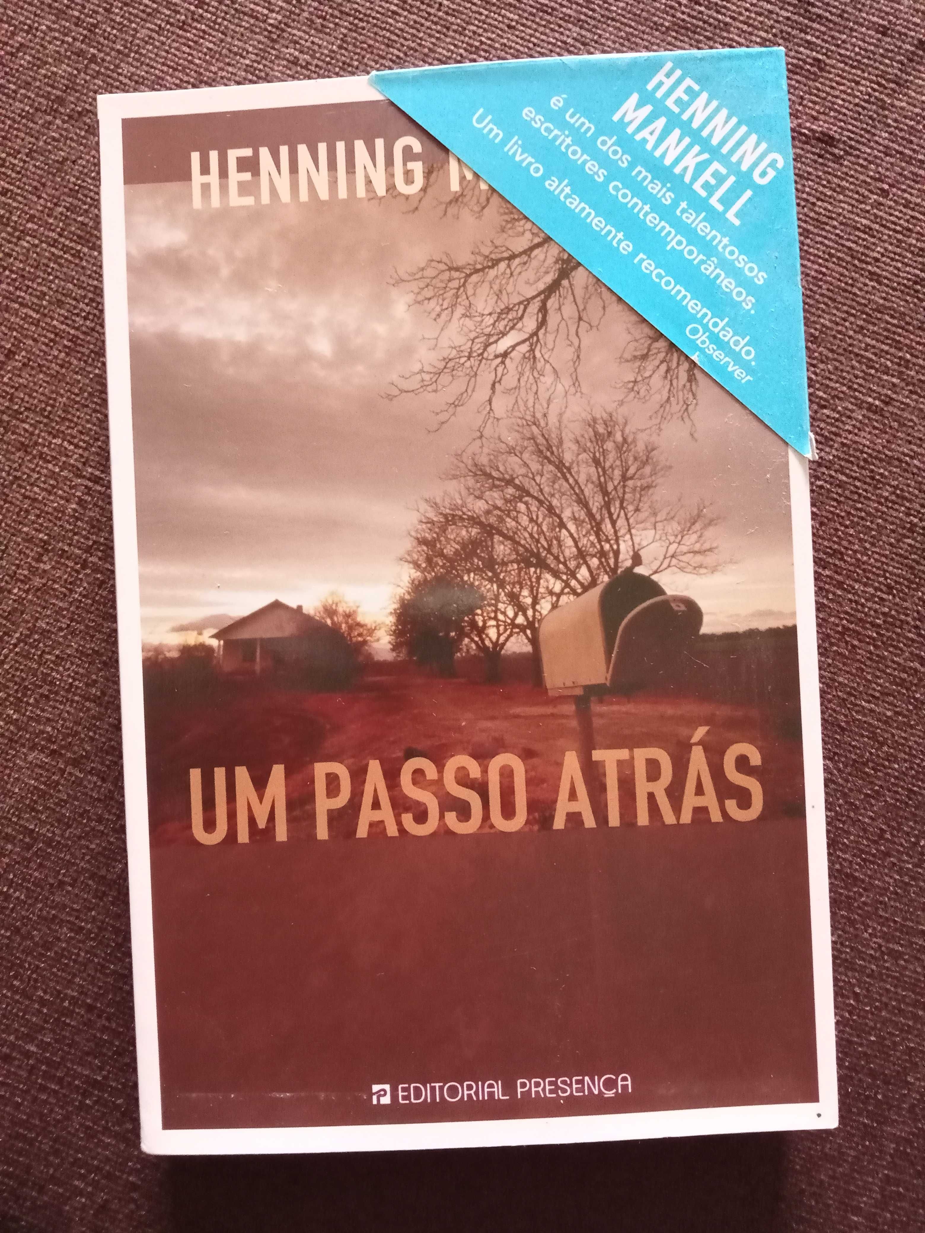 Livro "Um passo atrás", de Henning Mankell