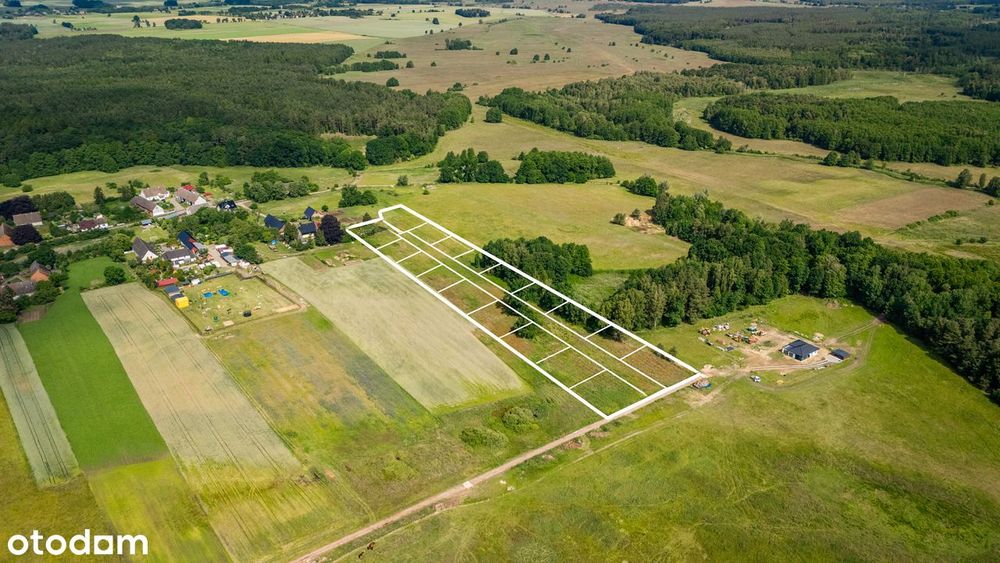 Działki blisko Gryfic z warunkami zabudowy, super cena!