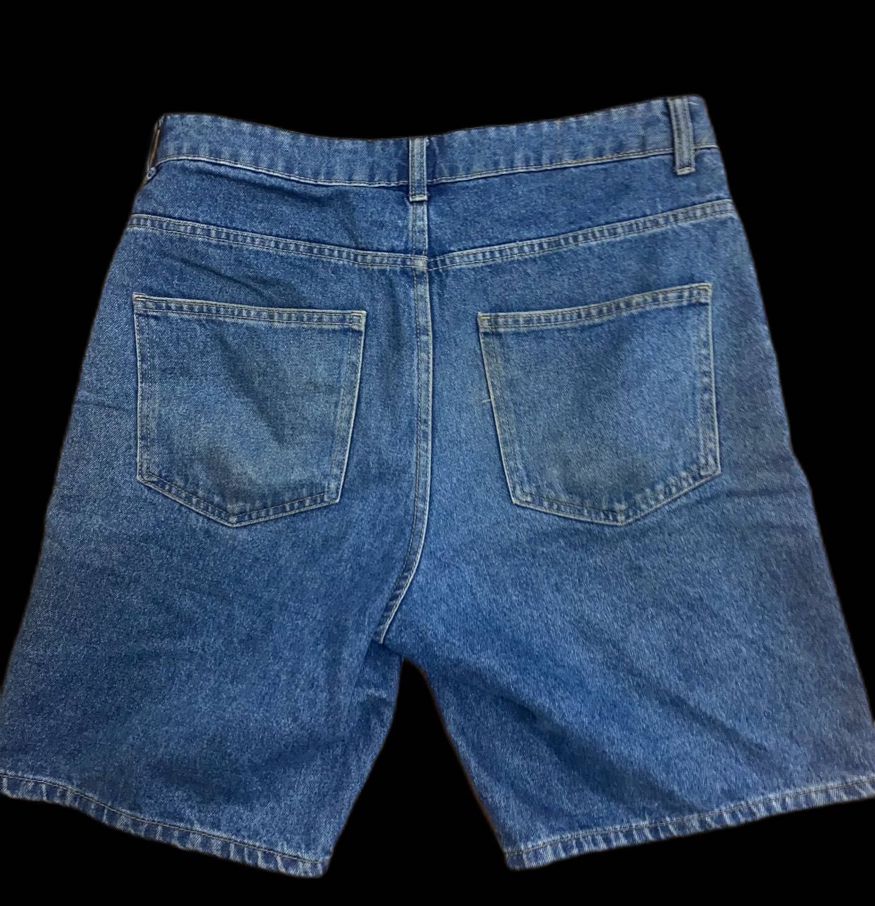 denim shorts Loose Plain Shorts, Размер L
