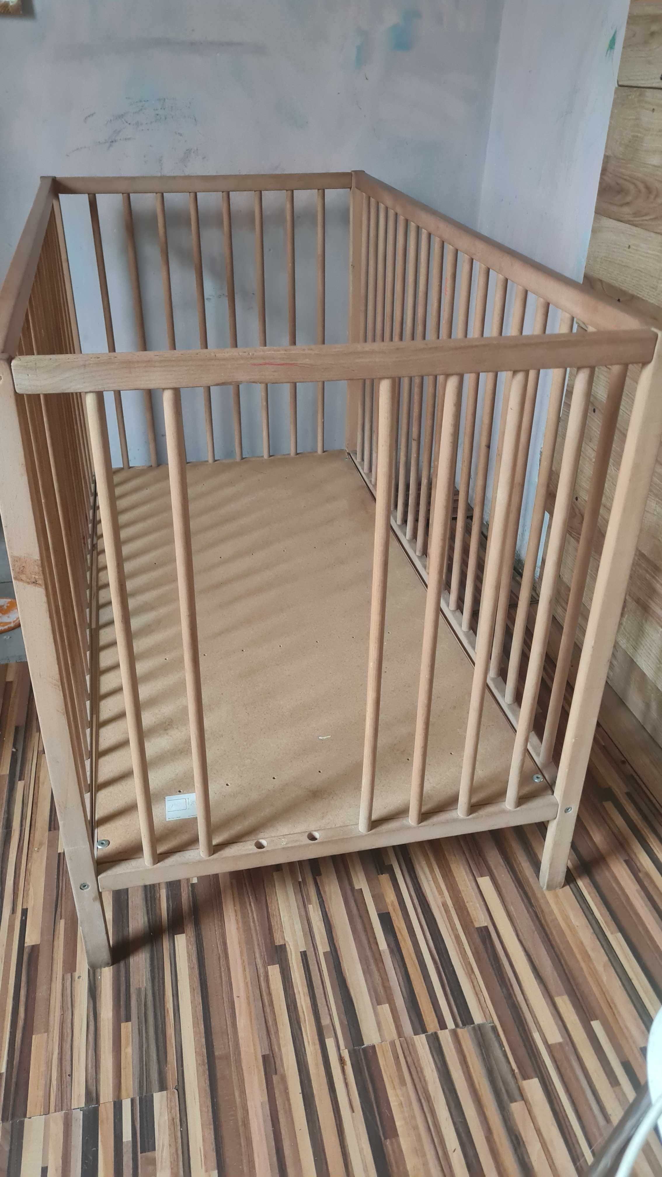 Łóżeczko drewniane Ikea SNIGLAR