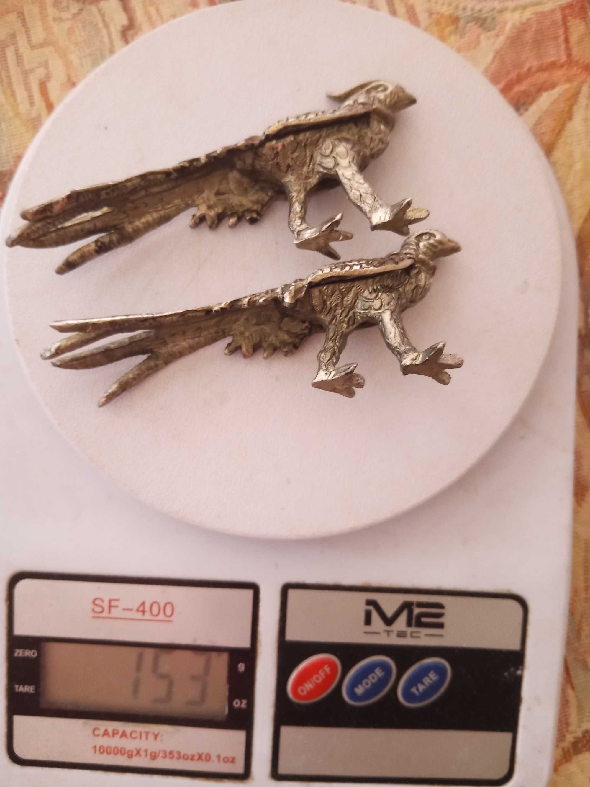 Faisões metal 5x10cm, 153g (par)