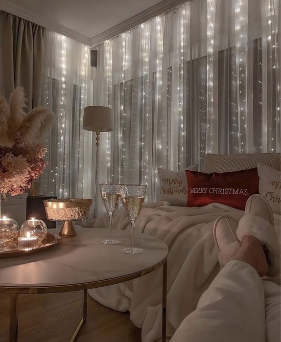 новогодняя гирлянда штора роса 3*2м, 3*3м + батарейки у подарунок