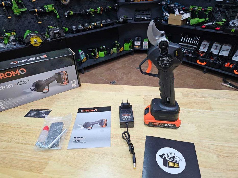 Бесщеточный Секатор Stromo Острые ножи Работа без особых усилий