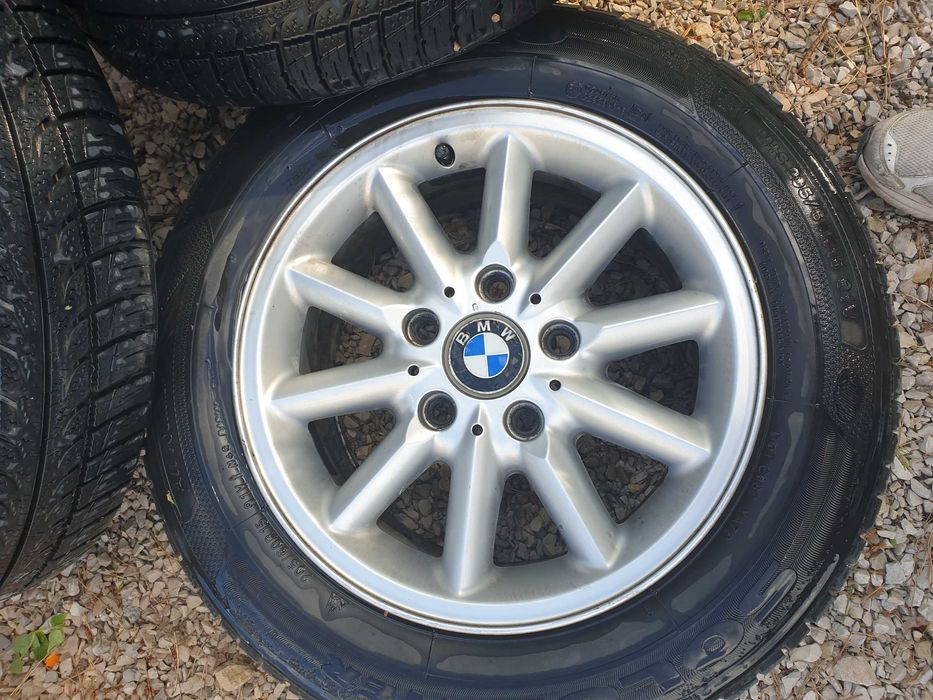 Felgi BMW 15 5x120 koła opony zimowe 205x60x15 Kraków