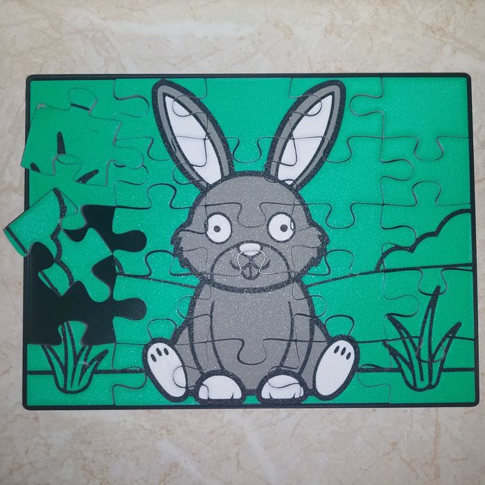 Puzzle de Coelho para Crianças