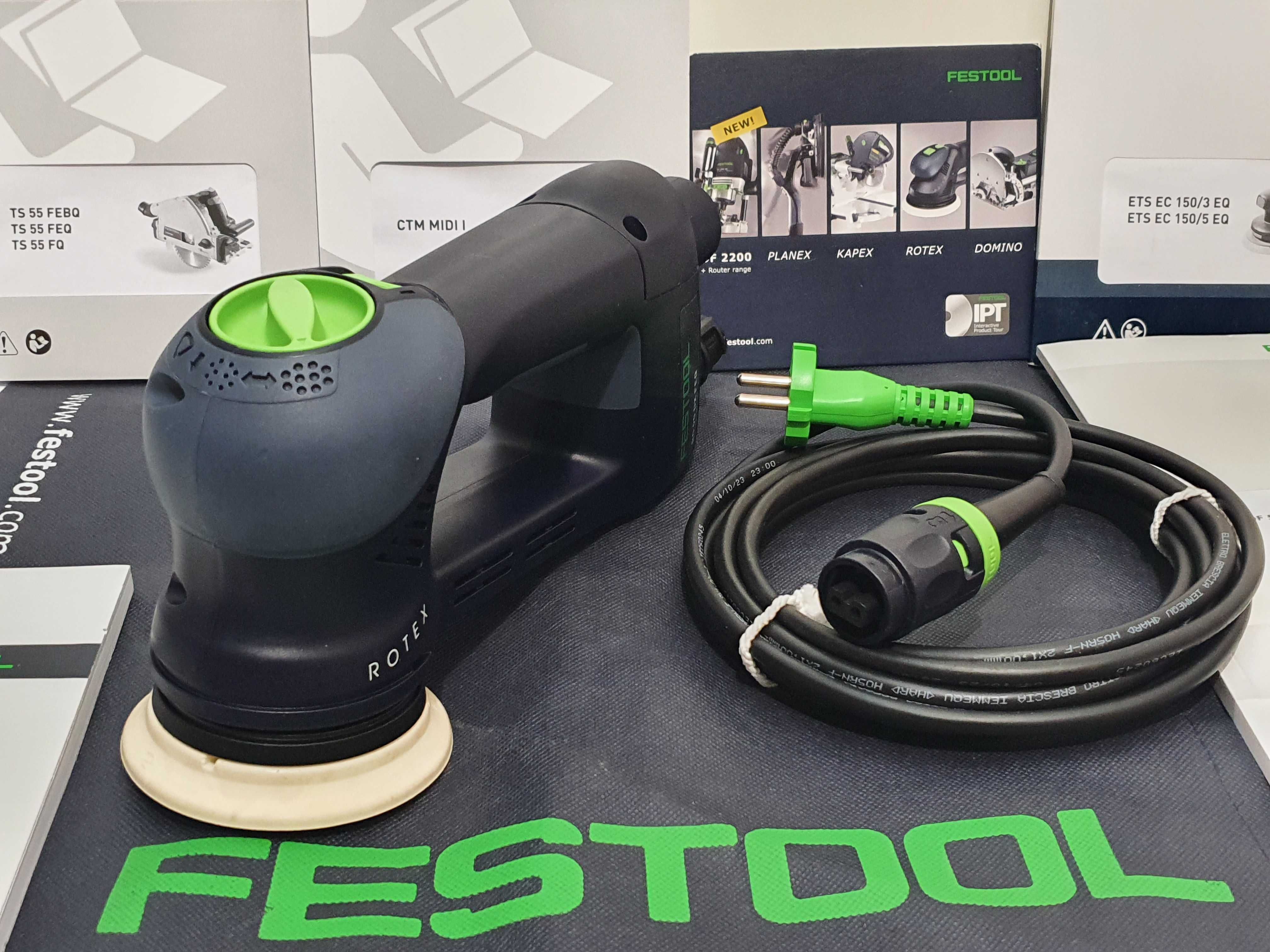 Szlifierka 4 w1  mimośrodowa FESTOOL RO 90 DX FEQ Rotex nowa z kablem