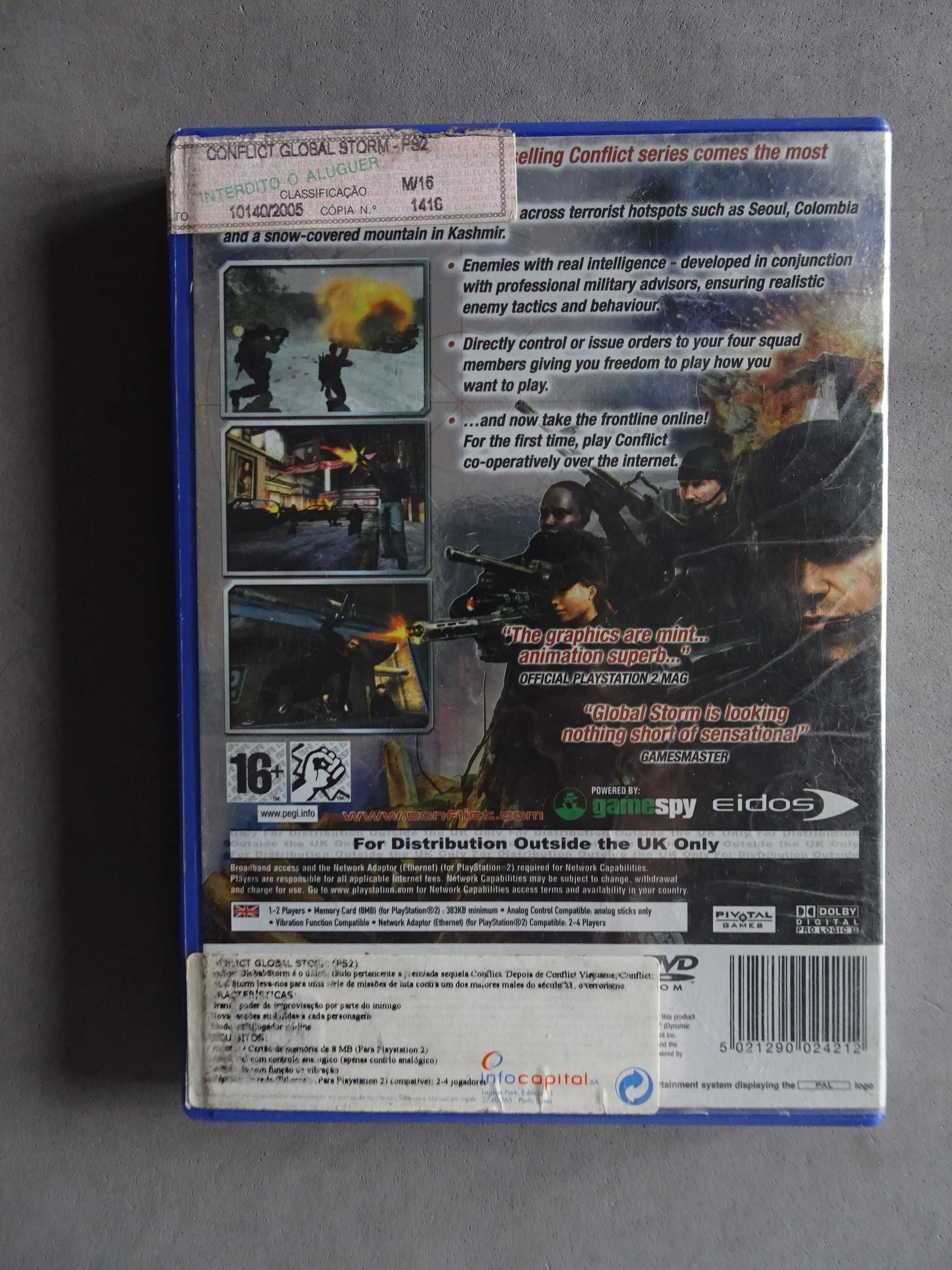 Jogo Playstation 2 PS2 - Conflict Global Storm