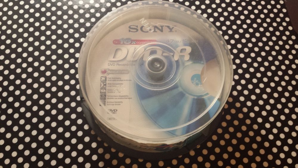 Conjunto Dvd's Sony Graváveis