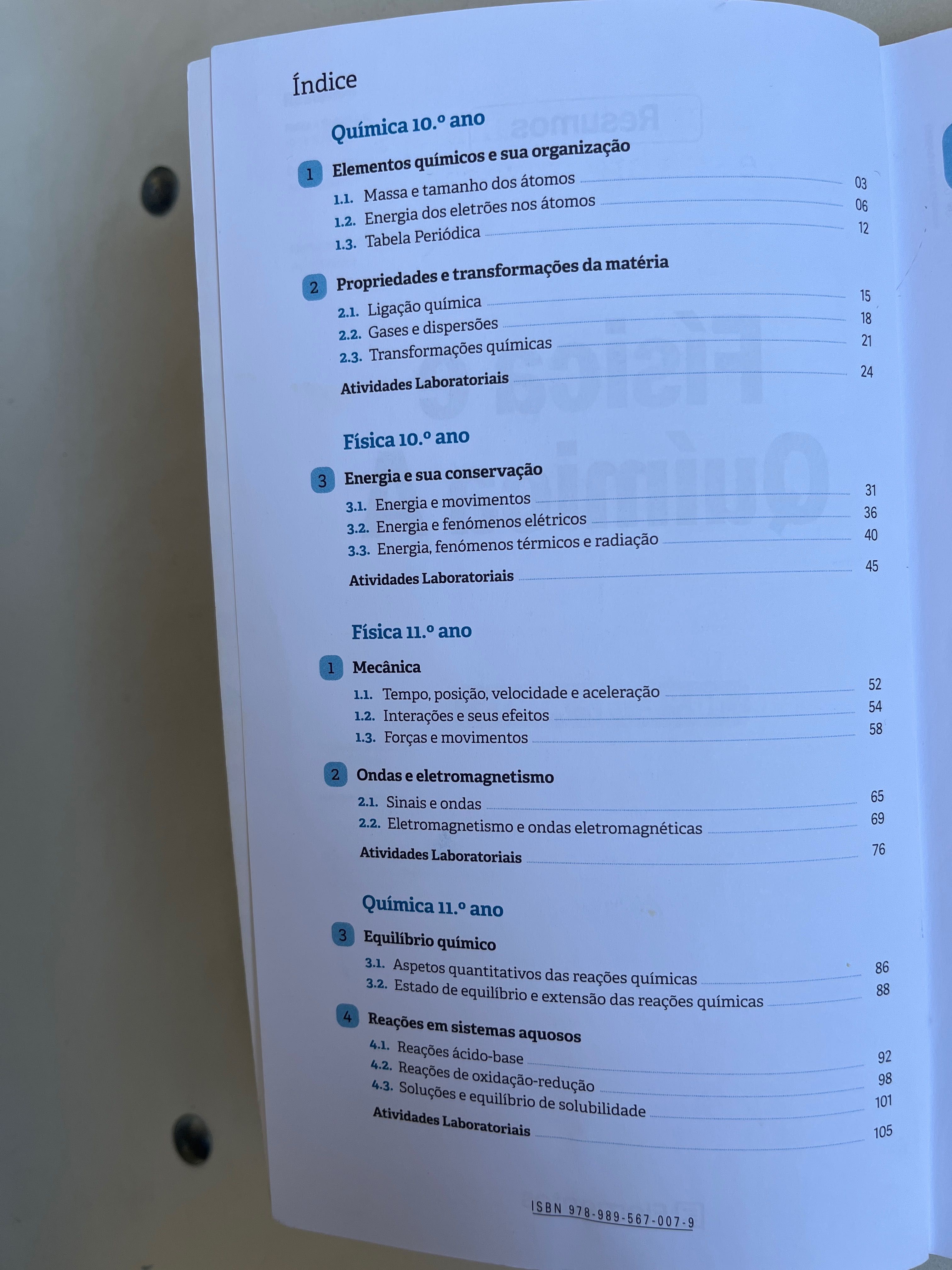 Livro de Resumos de Física e Química A (10° e 11° anos)