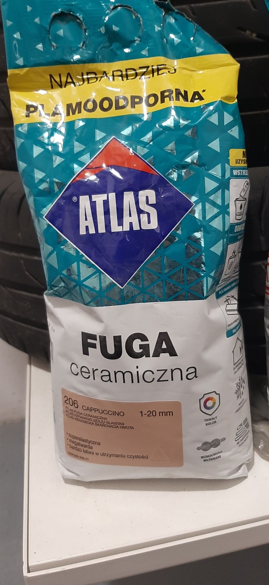 Fuga ceramiczna Atlas 206 cappuccino 2 kg x2