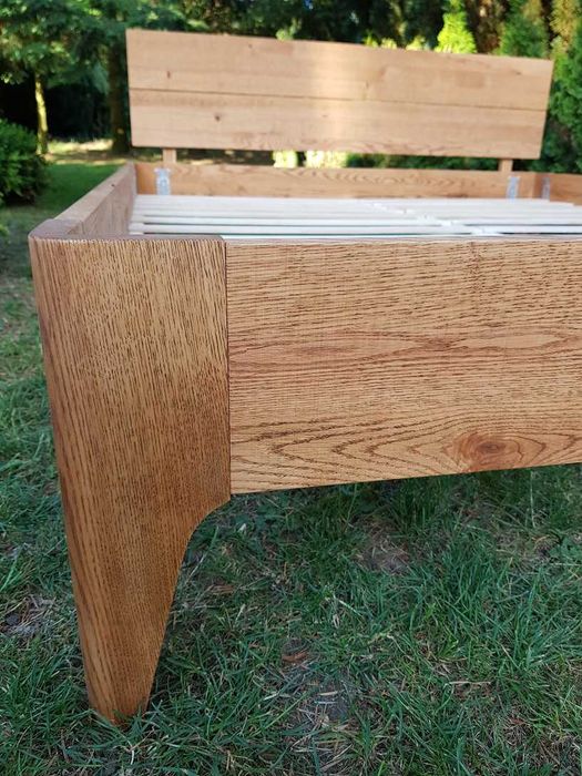 Łóżko Dębowe Mocne 160 x 200 cm *LENKA XL*