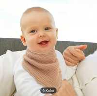 Śliniaki bawełniane dla noworodków i małych dzieci 8-pak