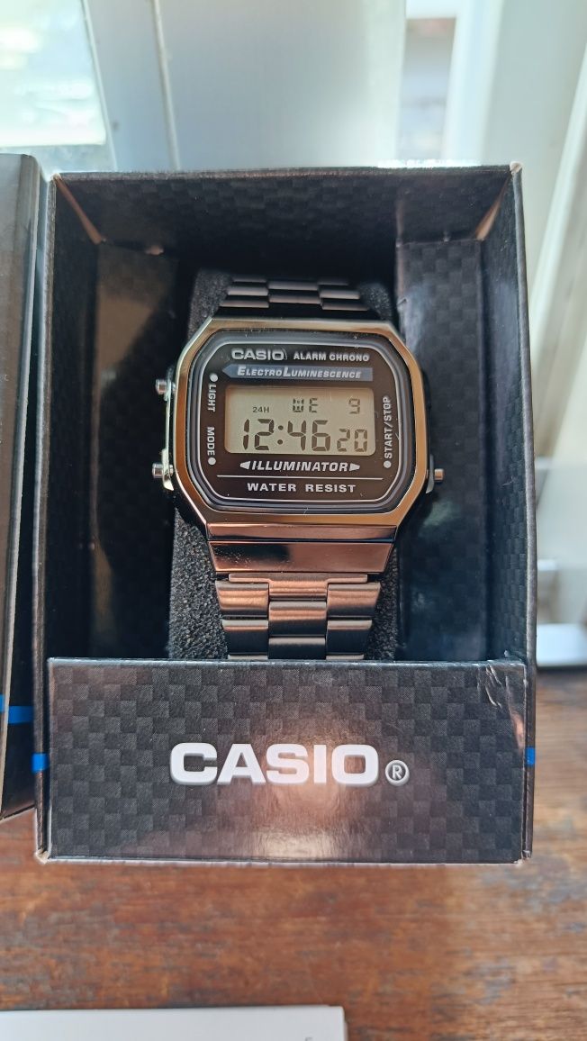 Casio A168 WEGG-1AEF - Novo e Original