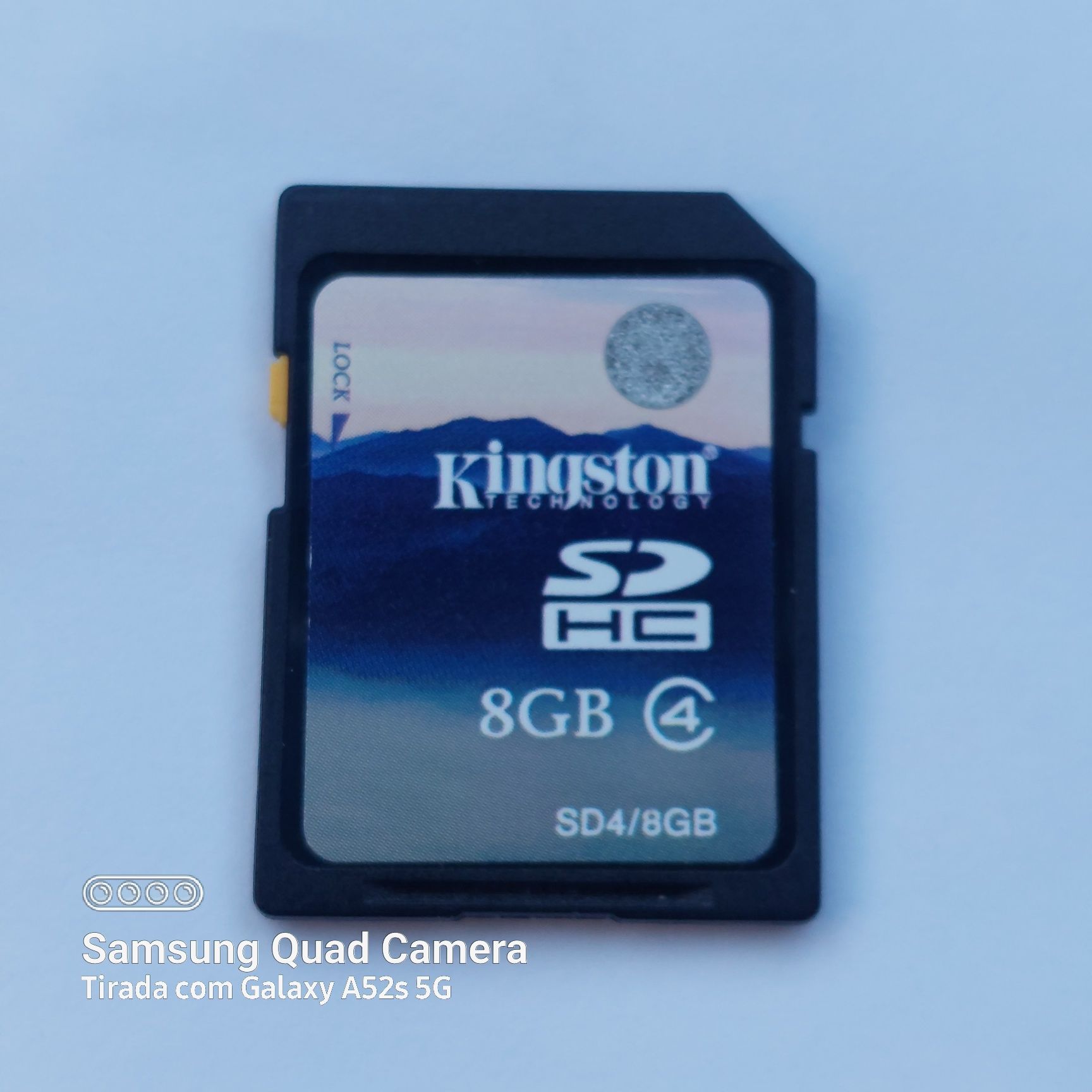 Cartão de memória Kingston SD (HC-Classe4) 8Gb