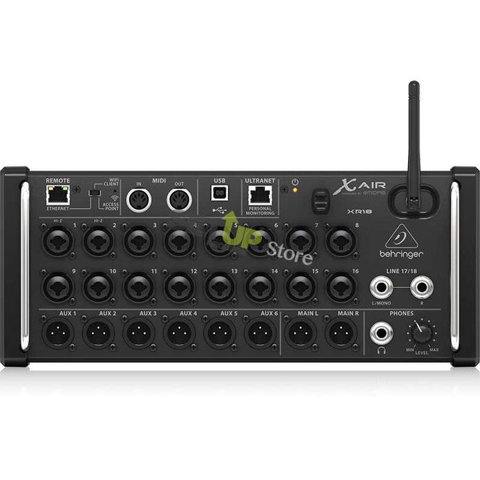 Mesa digital BEHRINGER XR18 - SETUP RECORDS STORE - 3 Anos garantia
