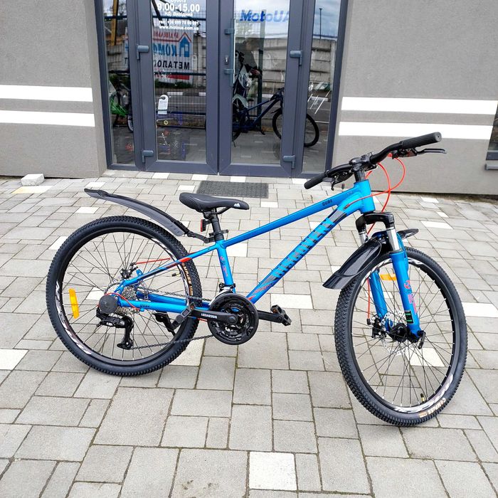 Велосипед Discovery AL колеса 24" QUBE рама 11,5 з крилом , алюміній