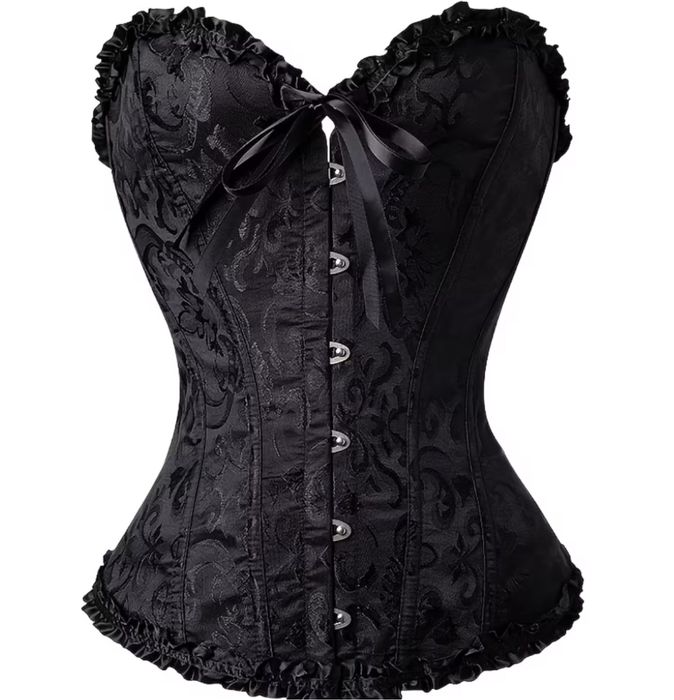 Чорний жіночий корсет