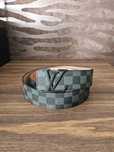 Pasek do spodni LOUIS VUITTON LV 105cm NOWY +GRATIS czarny w kratke