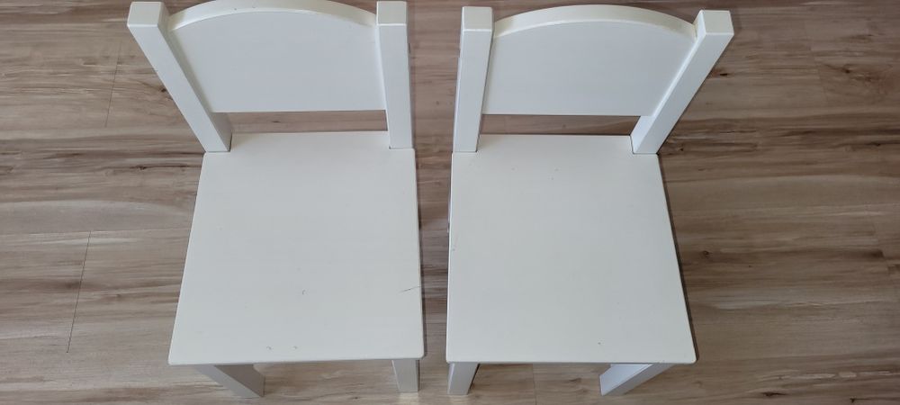 2 drewniane krzesełka Ikea Sundvik