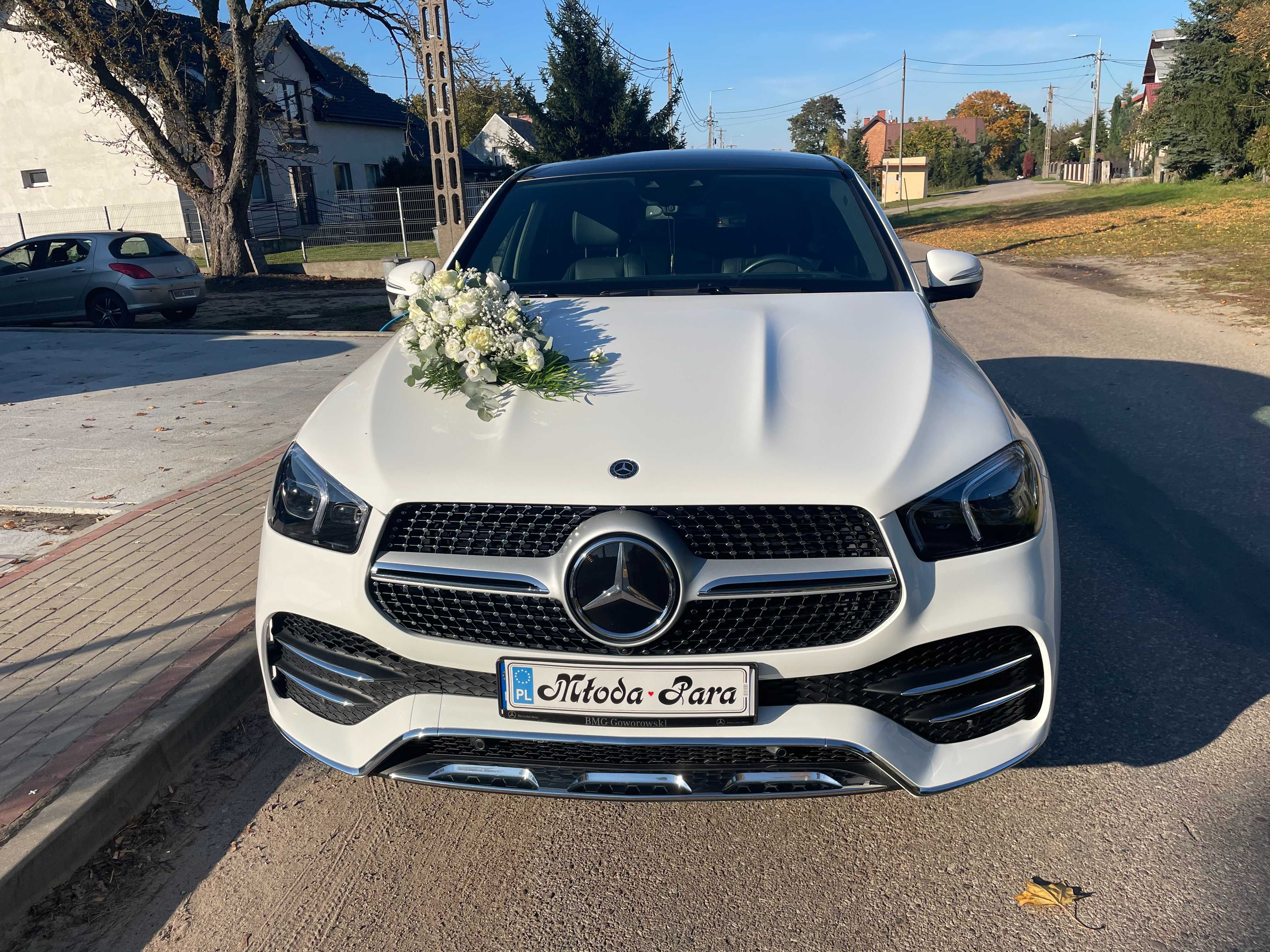 Samochód do Ślubu Mercedes GLE COUPE AMG Biały  Działdowo