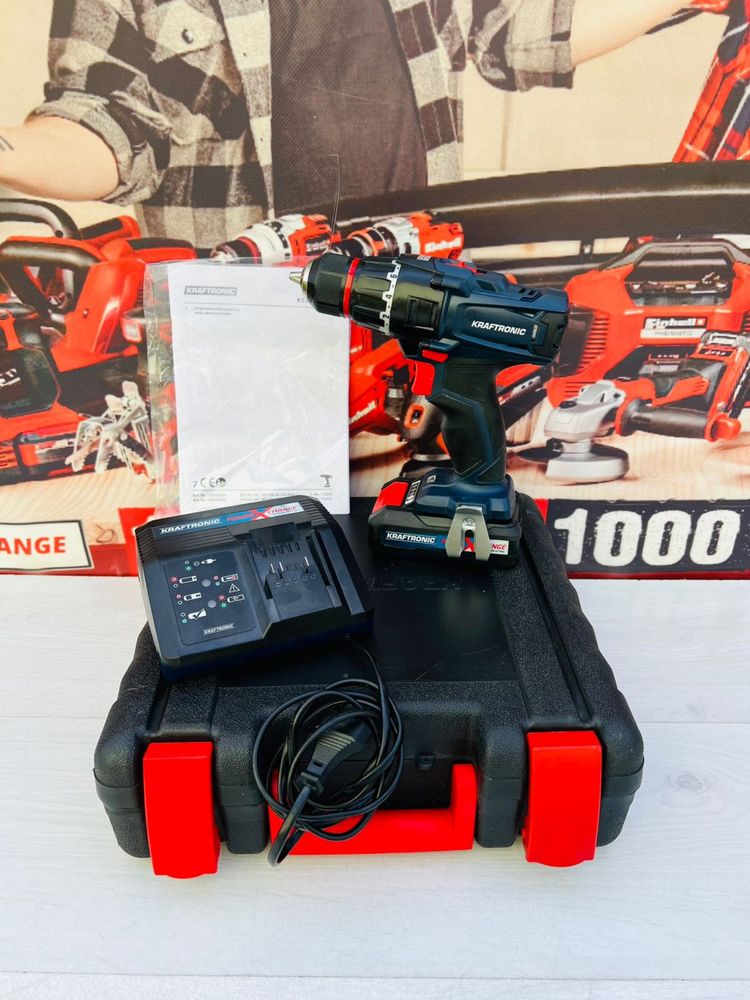 Шуруповерт Kraftronic Einhell TE-CD 18/2 Li-Solo