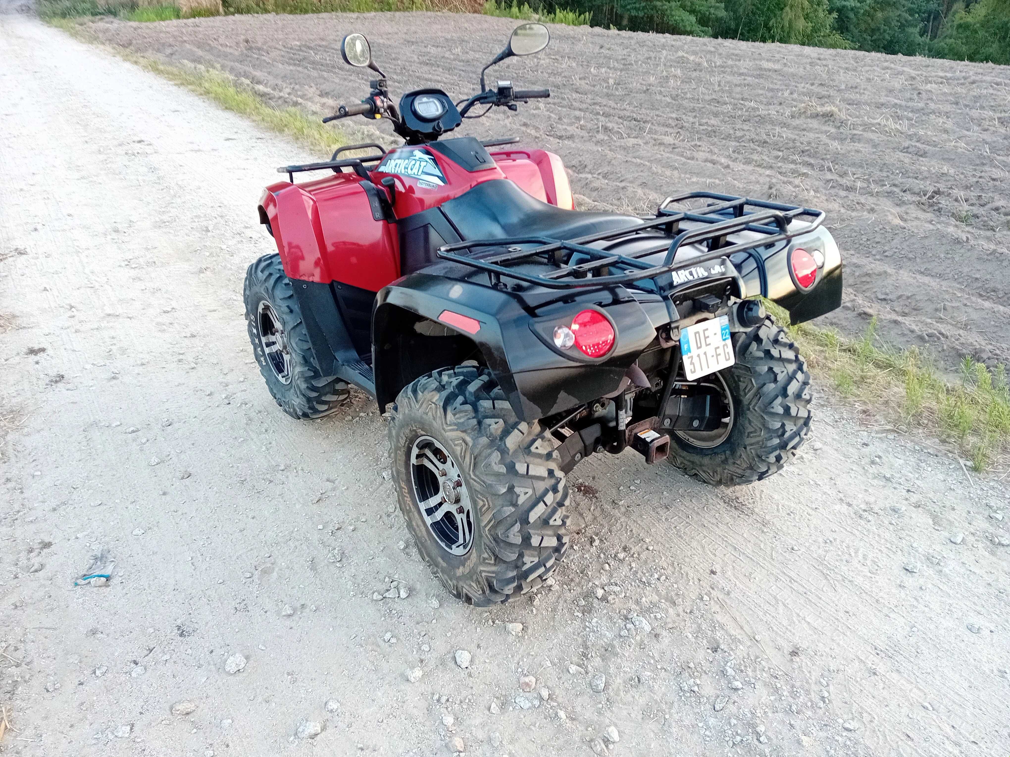 Quad arctic cat 550 homologacja wtrysk wspomaganie kierownicy