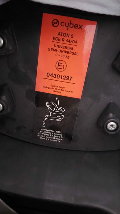Fotelik Cybex Aton 5 0-13 kg + Baza isofix Cybex Base 2-fix