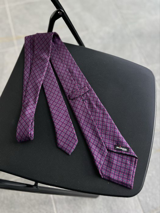 Kiton silk tie krawat jedwabny luxury premium