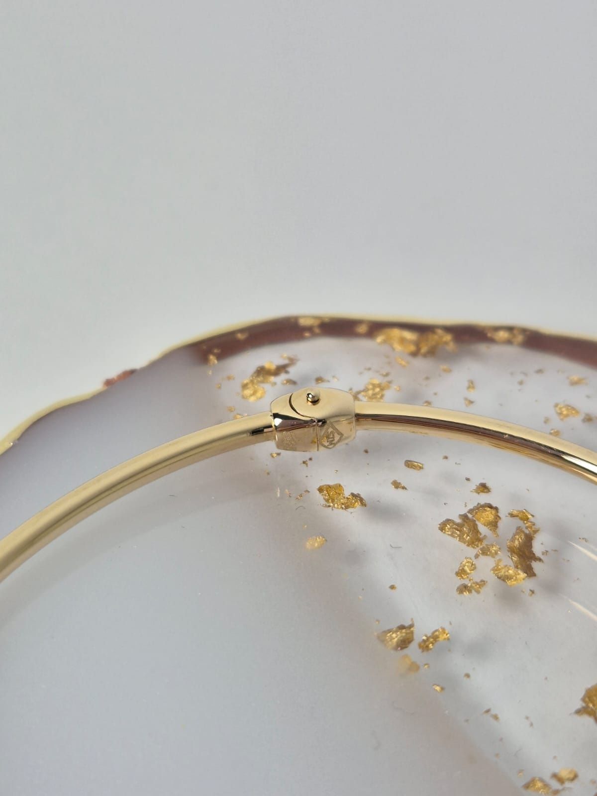 Nowa złota bransoletka typu Cartier,bangle, gwóźdź, cyrkonie, 585