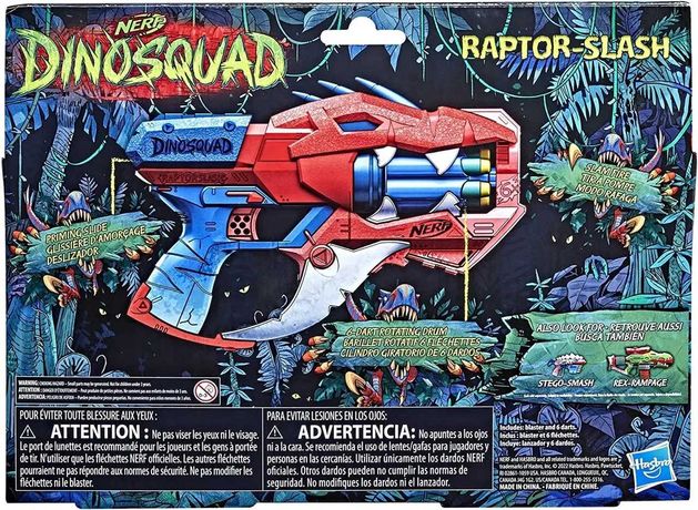 Бластер Nerf DinoSquad Raptor-Slash Диносквад Раптор-Слэш