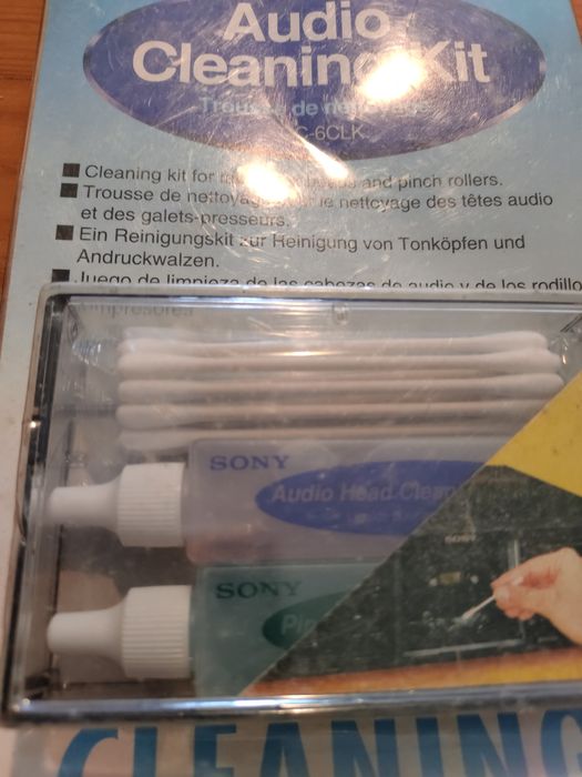 Limpeza cabeça de gravação.