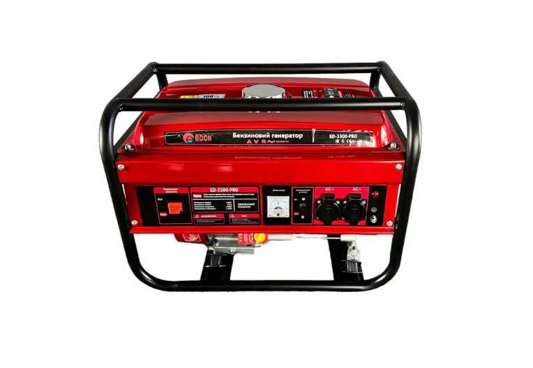 Генератор бензиновий EDON ED-3300 Pro мідна обмотка. Гарантія доставка