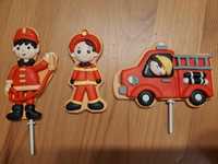 Figurki na tort Straż pożarna strażak