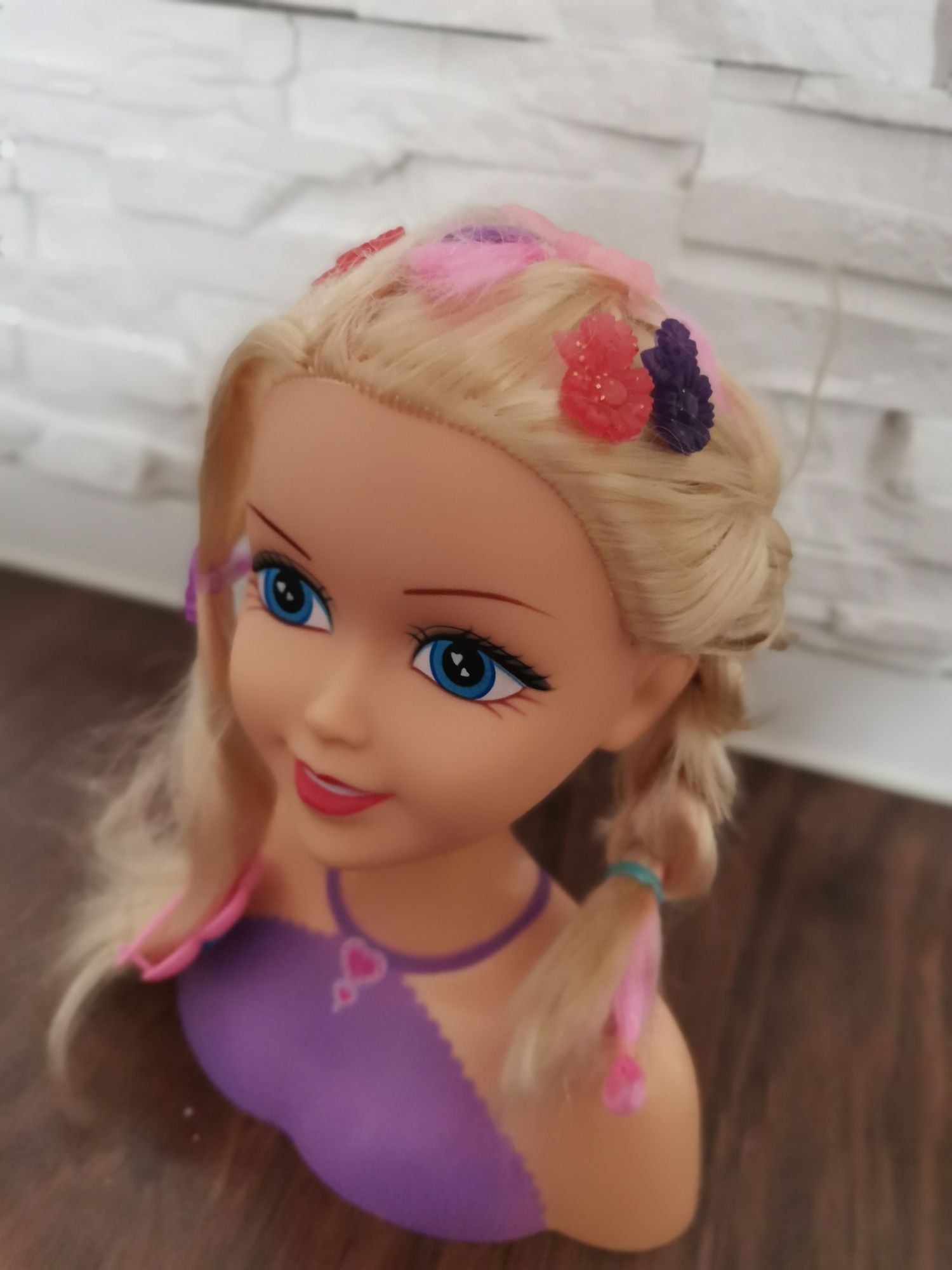 Lalka głowa do czesania Barbie