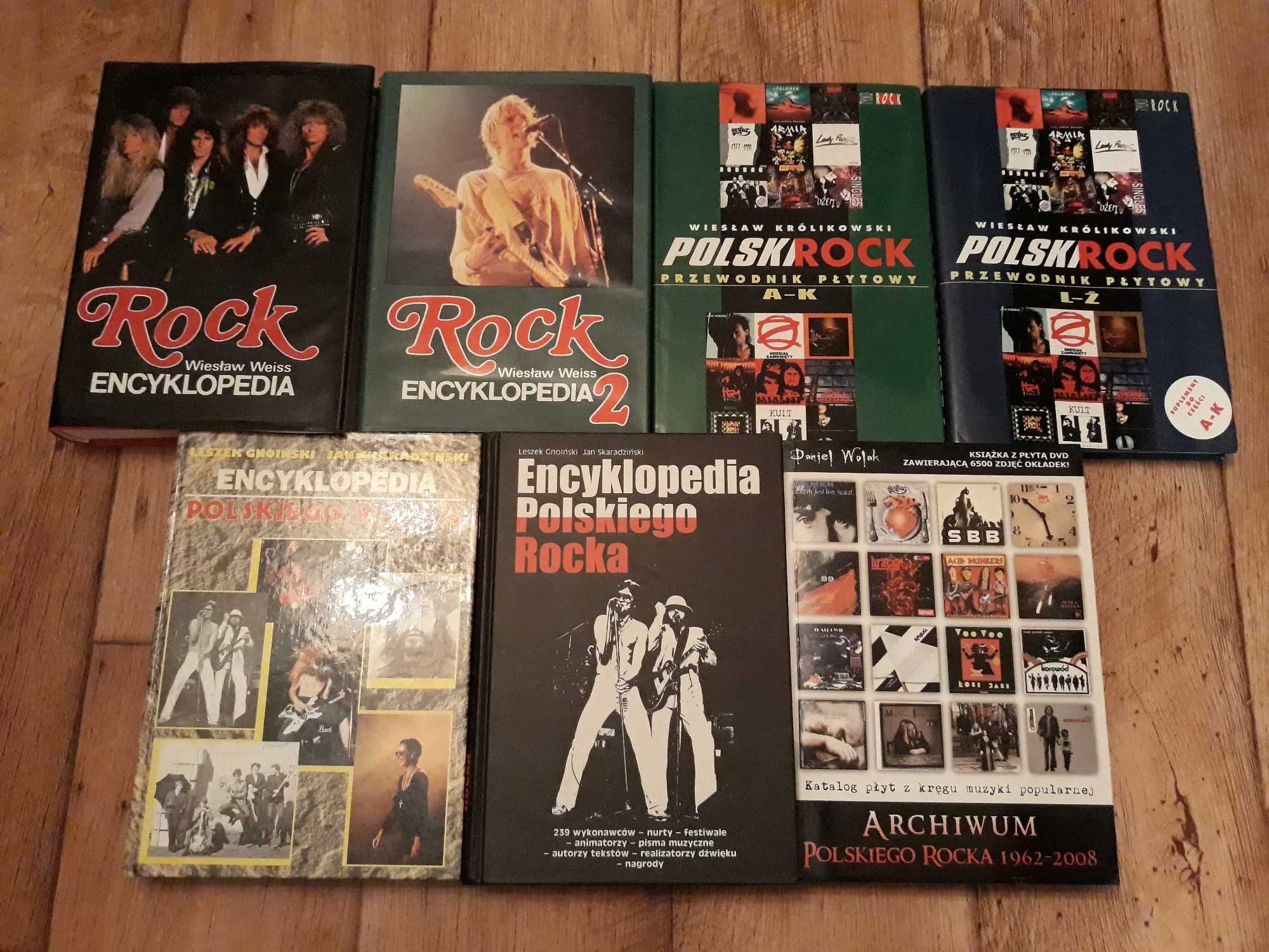 Encyklopedia Rocka - Polska i zagranica - 7 książek - UNIKAT