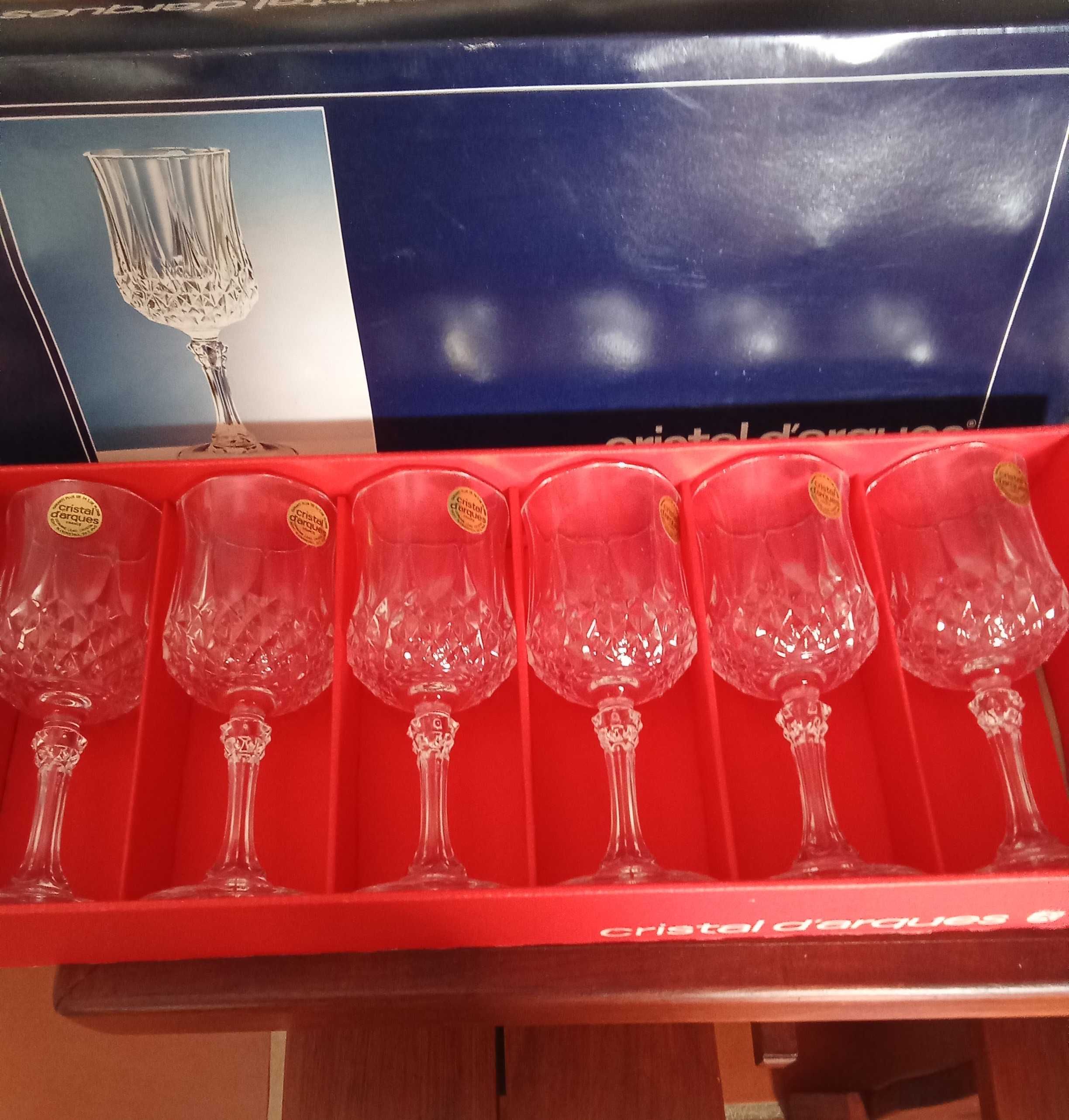 Cristal D'arques 6 Longchamp 17,5cl Nunca usado