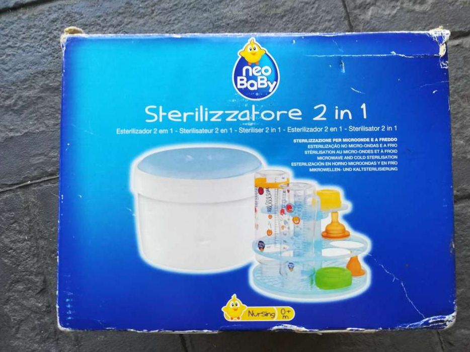 Esterilizador Para Artigos Bebe da Marca Chicco e Neobaby