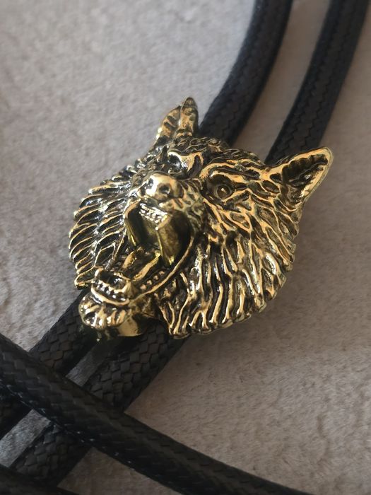 Elegancki BOLO Krawatnik ozdoba brosza myśliwska dla DIANY na HUBERTUS