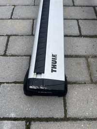 Bagażnik dachowy thule wingbar szerokosc belki 80 mm ladownosc 75 kg