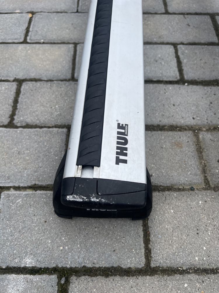 Bagażnik dachowy thule wingbar szerokosc belki 80 mm ladownosc 75 kg