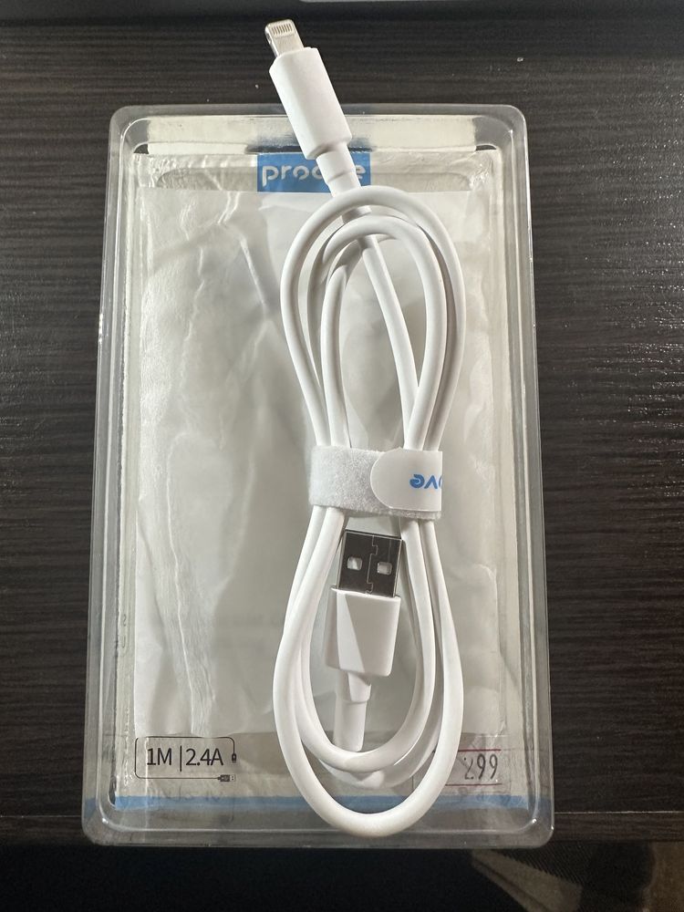 Кабель Proove (USB - Lightning), 1 m, 2,4A