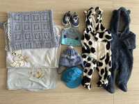 Набор одежды для роддома и прогулок для новорожденного+подарок