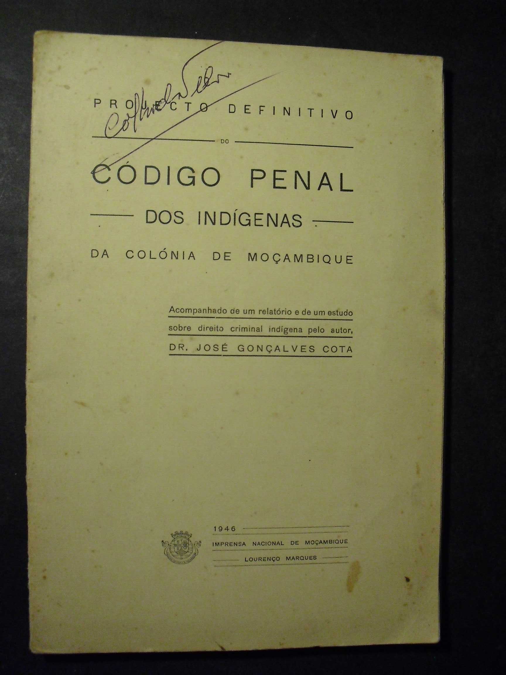 Moçambique-Cotta (Dr.José Gonçalves)Direito Criminal Índigena)