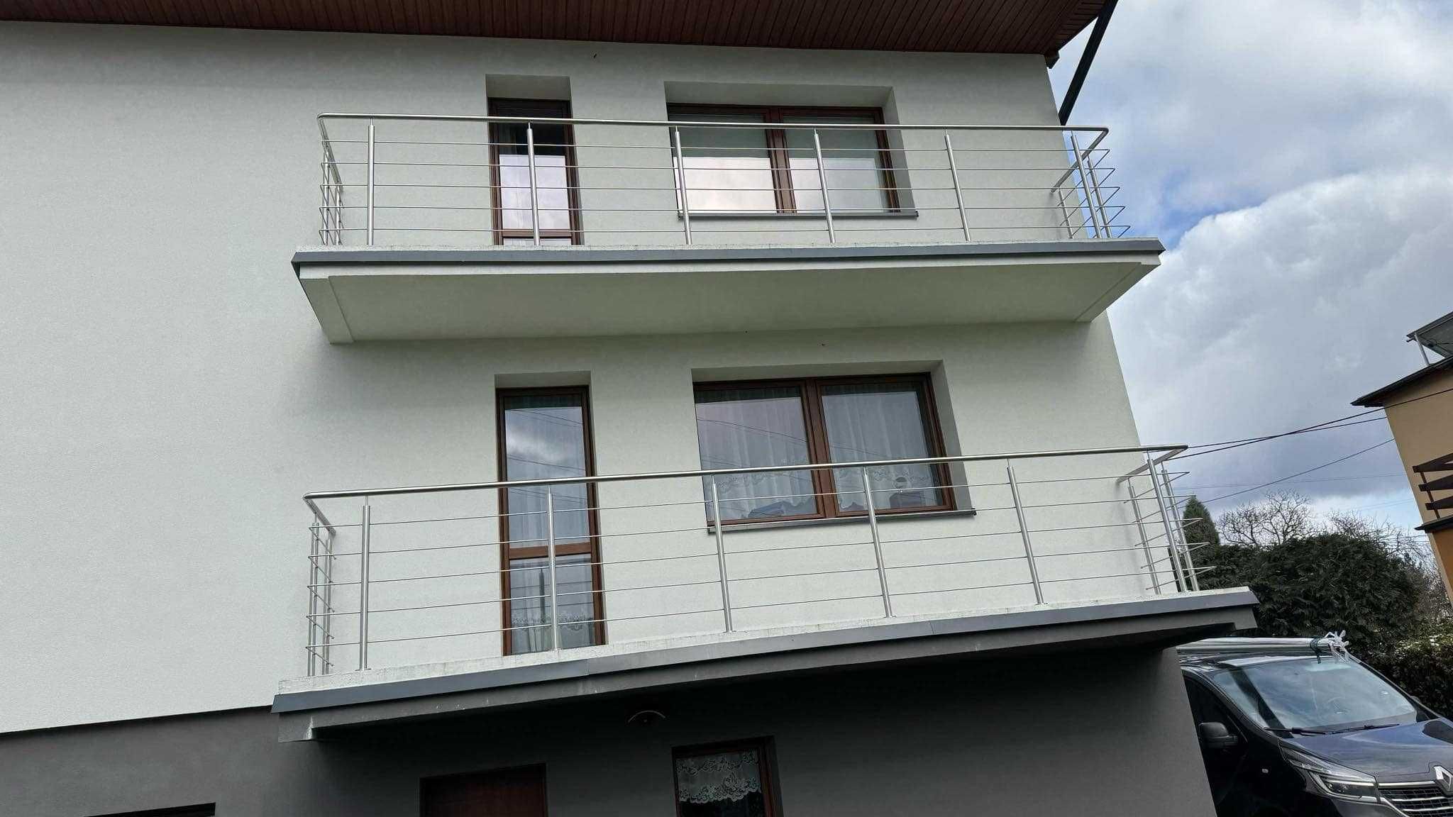 Balustrady nierdzewne, barierki