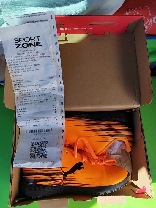 Chuteiras puma novas para sintético para criança