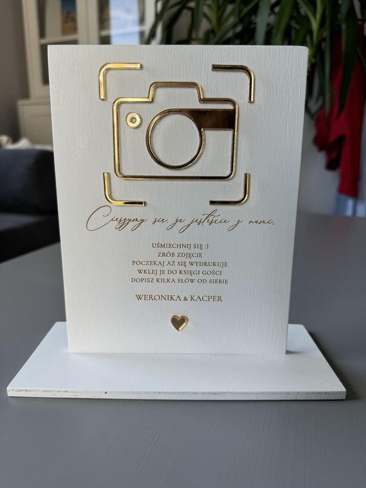 Tablica do księgi gości i instaxa