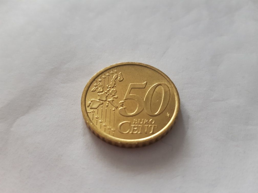 50 eurocentów Włochy 2002r.