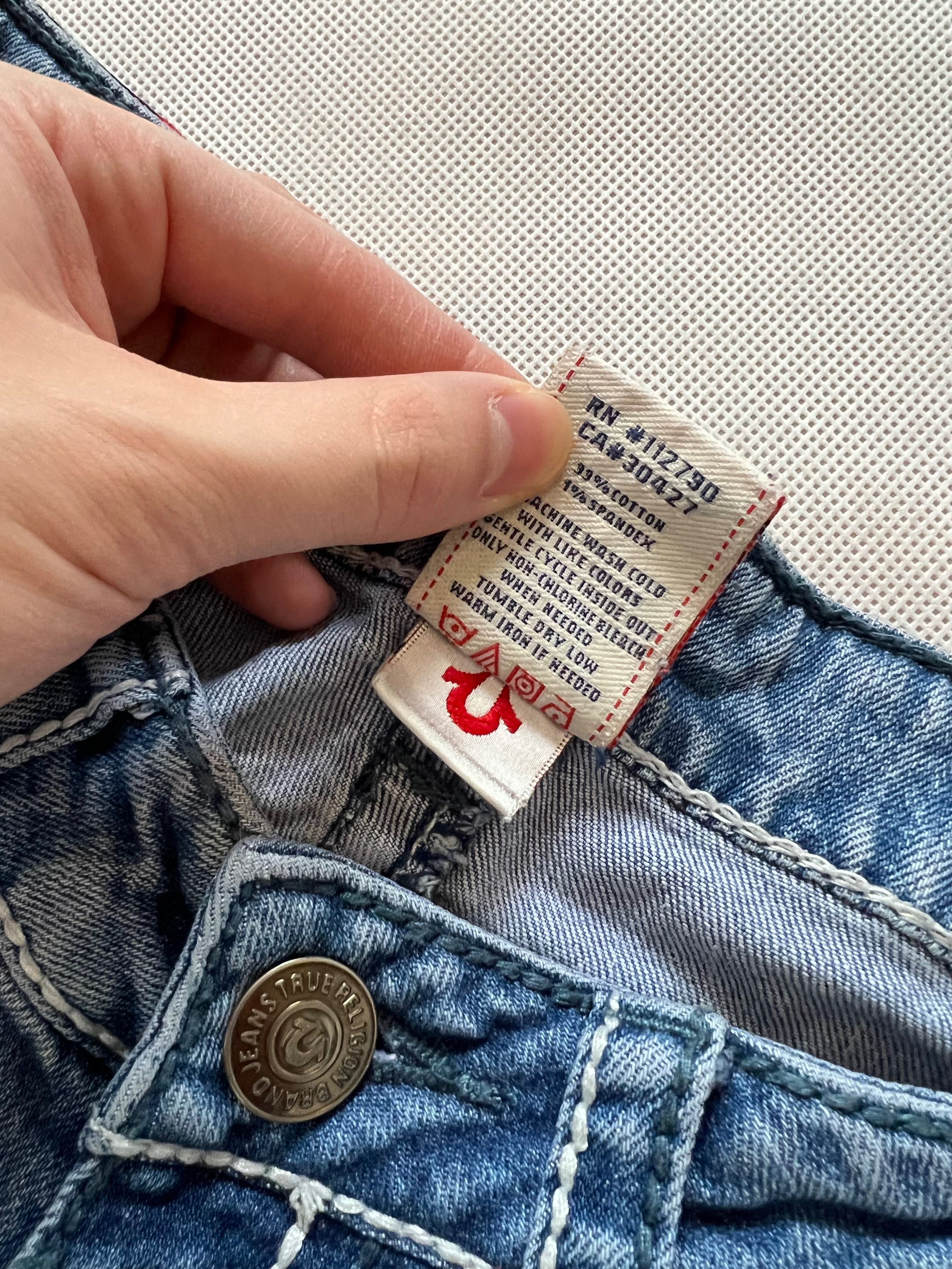 spodnie True Religion jeans logo pants